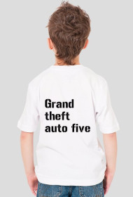 gta 5 koszulka biała