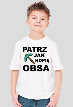 Patrz jak kopie OBSA BIAŁA dziecieca