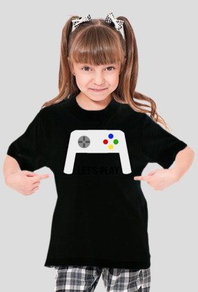 Koszulka ,,Let's play" różne kolory