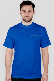 Rewelacyjne koszulki logo niebieska