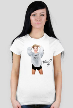 Koszulka Miley Cyrus autograf