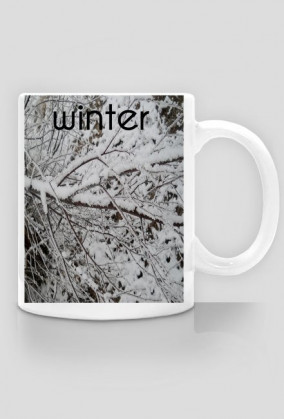 kubek z napisem winter