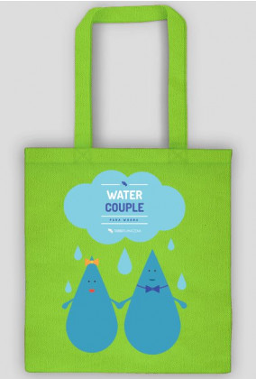 Water couple (para wodna) - torba z nadrukiem dwustronnym