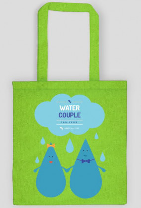 Water couple (para wodna) - torba z nadrukiem dwustronnym