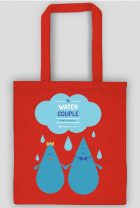 Water couple (para wodna) - torba z nadrukiem dwustronnym