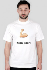 #ćpaj_sport T-shirt WHITE♥