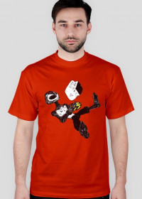 Koszulka męska robot game pad space sci-fi