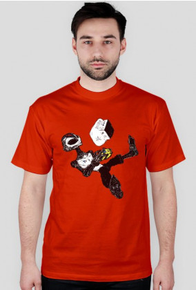 Koszulka męska robot game pad space sci-fi