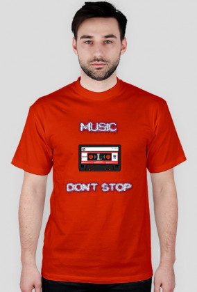 Koszulka męska - Music don`t stop
