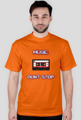 Koszulka męska - Music don`t stop
