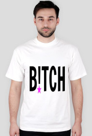 Koszula męska z napisem "B*tch"