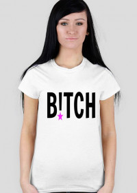 Koszula damska z napisem "B*tch"