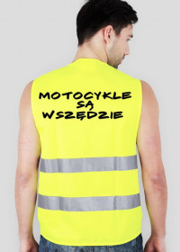 Koszulka odblaskowa "Motocykle są wszędzie"