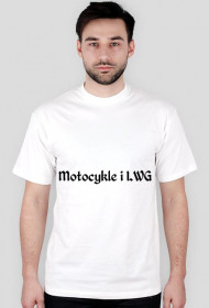 Koszulka "Motocykle i LWG" BIAŁA