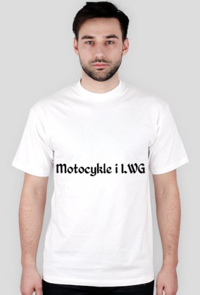 Koszulka "Motocykle i LWG" BIAŁA