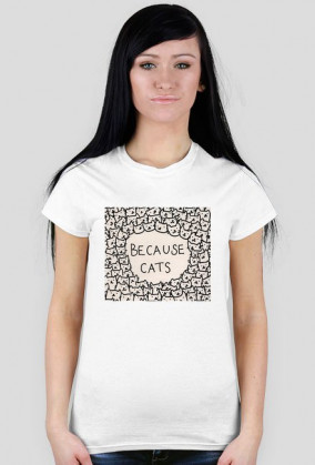 Damska "Because cats"