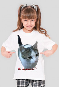 Bluzka dziewczęca Co mi powiesz? Obustronna