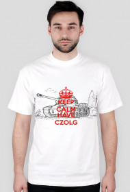 Bluzka męska z napisem "Keep Calm..."