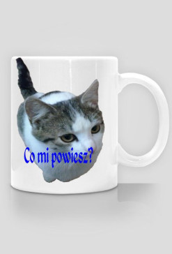 Kubek Co mi Powiesz? Obustronny