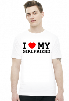 Koszulka z Twoim zdjęciem - I LOVE MY GF