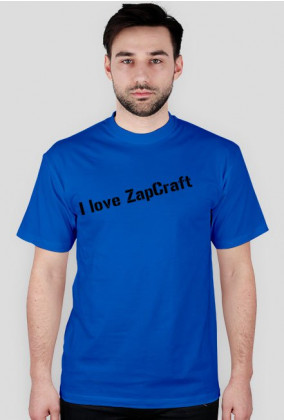 I Love ZapCraft - Niebieska