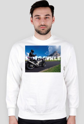 MOTOCYKLE - Bluza biała