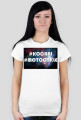 #KOCHAJ #MOTOCYKLE - T-Shirt Damski