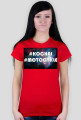 #KOCHAJ #MOTOCYKLE - T-Shirt Damski