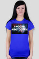 #KOCHAJ #MOTOCYKLE - T-Shirt Damski