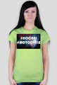 #KOCHAJ #MOTOCYKLE - T-Shirt Damski