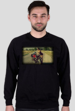 Motocykl - BLUZA CZARNA MESKA