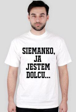 Siemanko ja... - czarny napis