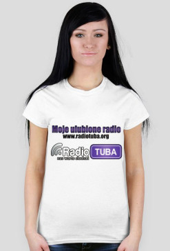 Koszulka RadioTuba Przód Damska