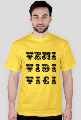 koszulka veni vidi vici bez tła