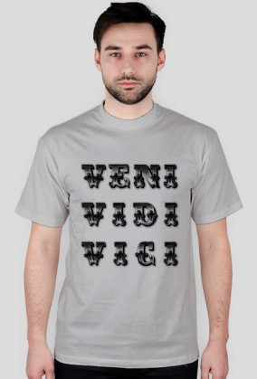 koszulka veni vidi vici bez tła