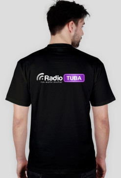 Koszulka Czarna RadioTuba  Tył
