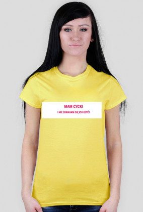 Mam cycki i nie zawaham