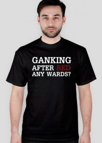 Koszulka Ganking after red - czarna