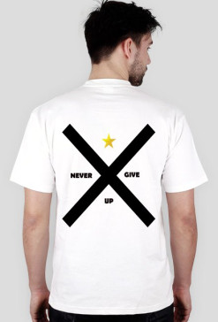 T-SHIRT STARSWEAR NEVER GIVE UP STARS