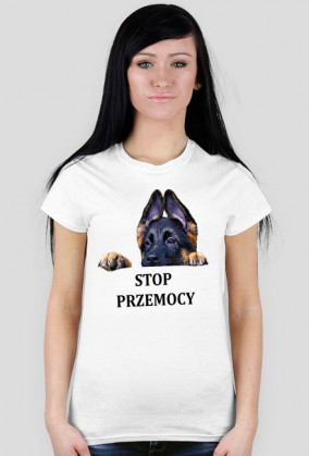 Koszulka damska STOP PRZEMOCY
