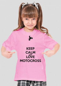 Koszulka dla dziewczynki keep calm