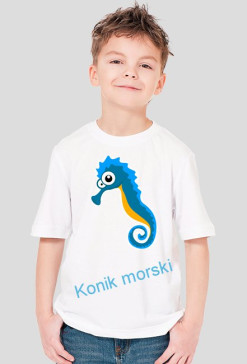 Bluzka z konikiem morskim