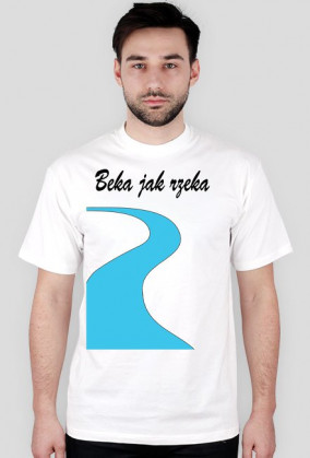 Beka Jak Rzeka (biała-męska)