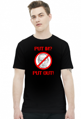 Koszulka anty Putin - Put In Put Out