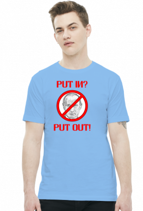 Koszulka anty Putin - Put In Put Out
