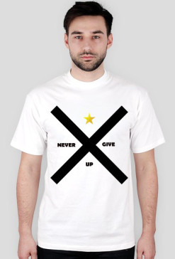 T-SHIRT STARSWEAR NEVER GIVE UP
