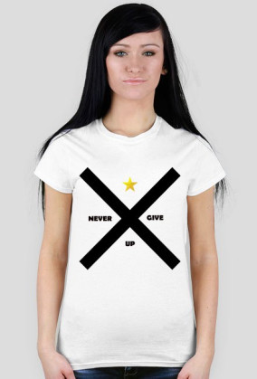 T-SHIRT DAMSKI STARSWEAR NEVER GIVE UP