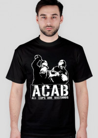 T-Shirt - ACAB - Czarny - Męski