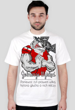 T-Shirt - Żołnierze Wyklęci - Biały - Męski