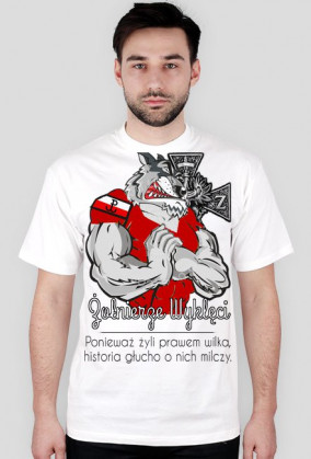 T-Shirt - Żołnierze Wyklęci - Biały - Męski